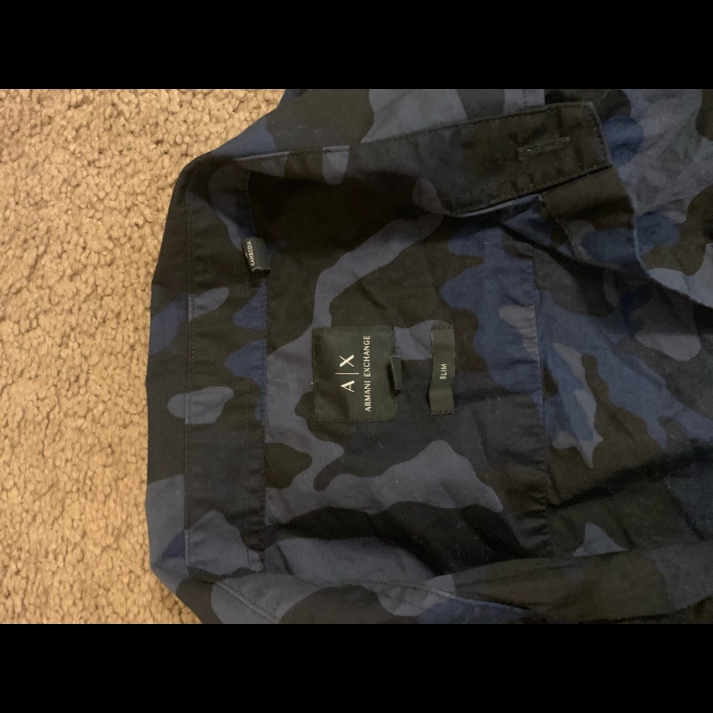Armani exchange collared shirt